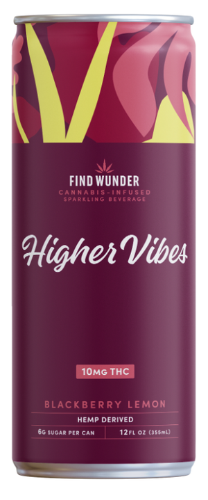 Higher Vibes | 10mg THC & 10mg CBG | Blackberry Lemon
