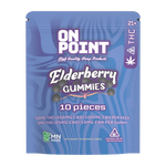 On Point | 5mg THC + 10mg CBN + 25mg CBD Gummies | Elderberry