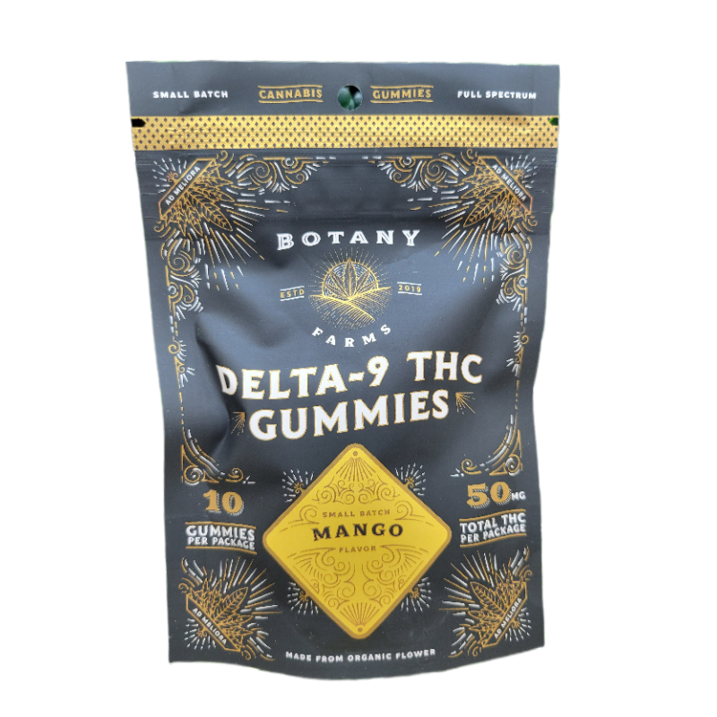 5MG THC + 5MG CBD VEGAN GUMMIES | 1:1 RATIO | MANGO