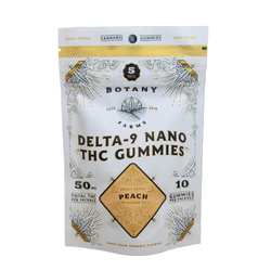 5MG NANO THC VEGAN GUMMIES | FAST ACTING | PEACH