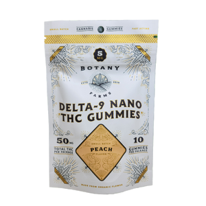 5MG NANO THC VEGAN GUMMIES | FAST ACTING | PEACH