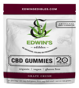 Edwin's Edibles - Premium Vegan CBD Gummies 600mg Total (Multiple Flavors)