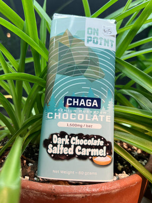 ON POINT | Chaga Dark Chocolate Salted Caramel | Overall Health Bar