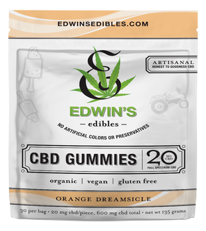 Edwin's Edibles - Premium Vegan CBD Gummies 600mg Total (Multiple Flavors)