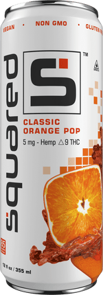 5 Squared Soda | 5mg THC | Classic Orange Pop