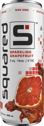 5 Squared Sparkling Water | 5mg THC | Sparkling Grapefruit