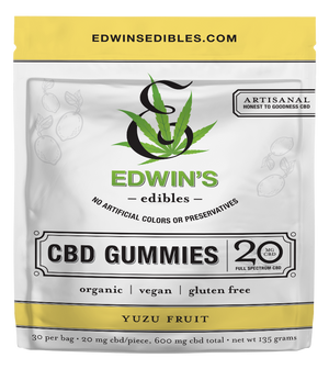 Edwin's Edibles - Premium Vegan CBD Gummies 600mg Total (Multiple Flavors)