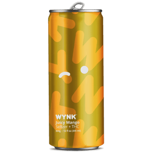 Wynk Sparkling Water | 2.5mg THC 2.5mg CBD | Juicy Mango
