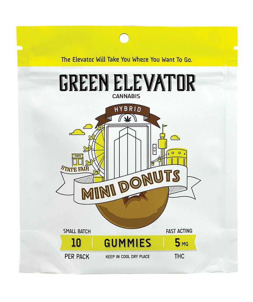 GREEN ELEVATOR | MINI DONUTS | 5MG THC