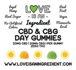 Day Blend Vegan Gummies (10mg CBD/10mg CBG)