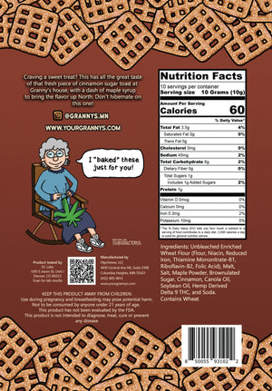 
            
                Load image into Gallery viewer, Granny&amp;#39;s Pretzels - Maple Cinnamon 50mg THC
            
        