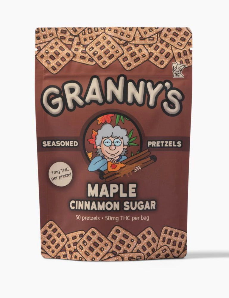 Granny's Pretzels - Maple Cinnamon 50mg THC