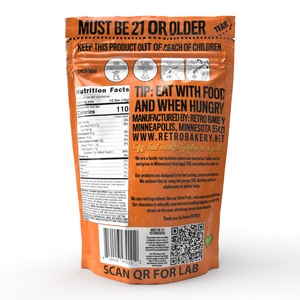 Seasonal:  20mg THC Crunchy Bar - White Chocolate Pumpkin Spice - 2 Pack
